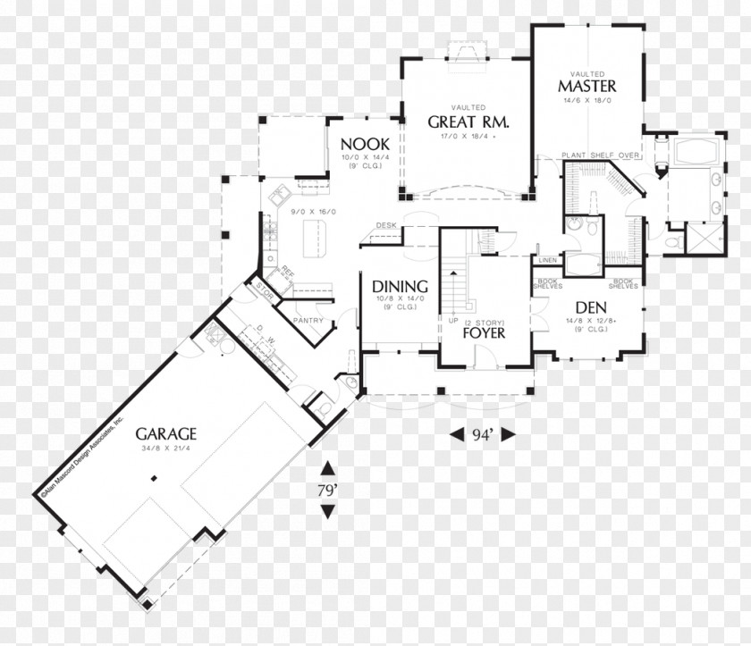 Floor Plan House Design PNG