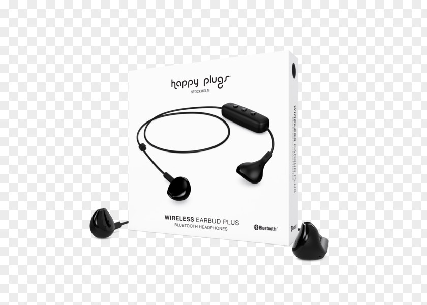 Headphones Happy Plugs Earbud Plus Headphone Wireless Bluetooth Headset PNG