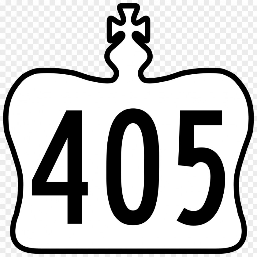 Ontario Highways In Highway 405 Clip Art PNG