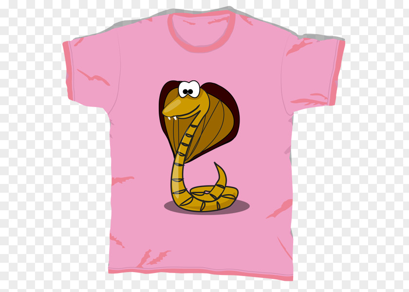 Snake Cartoon T-shirt PNG
