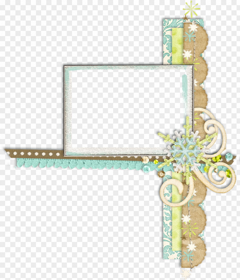 Snowflake Picture Frames Christmas Ornament Clip Art PNG