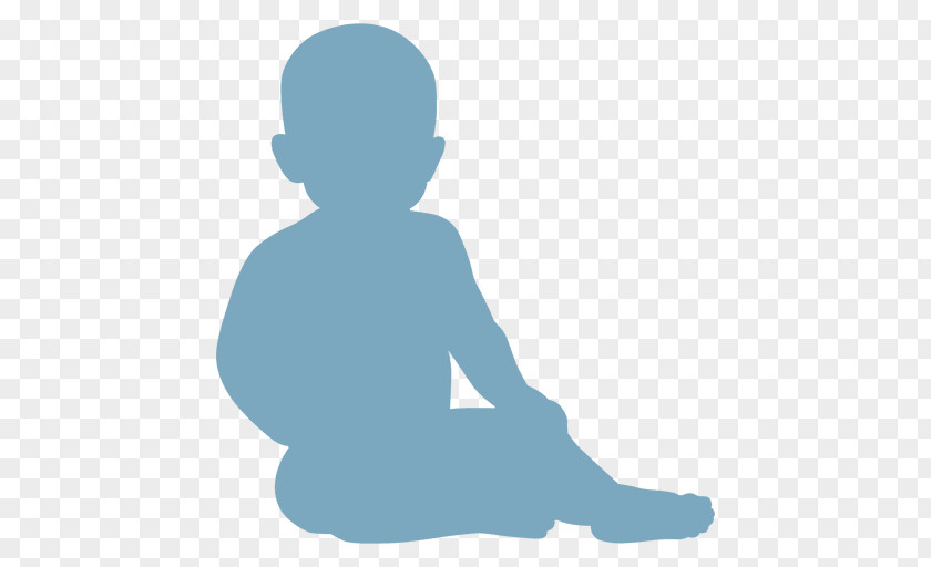 Baby Vector Silhouette Sitting Infant Child Drawing PNG