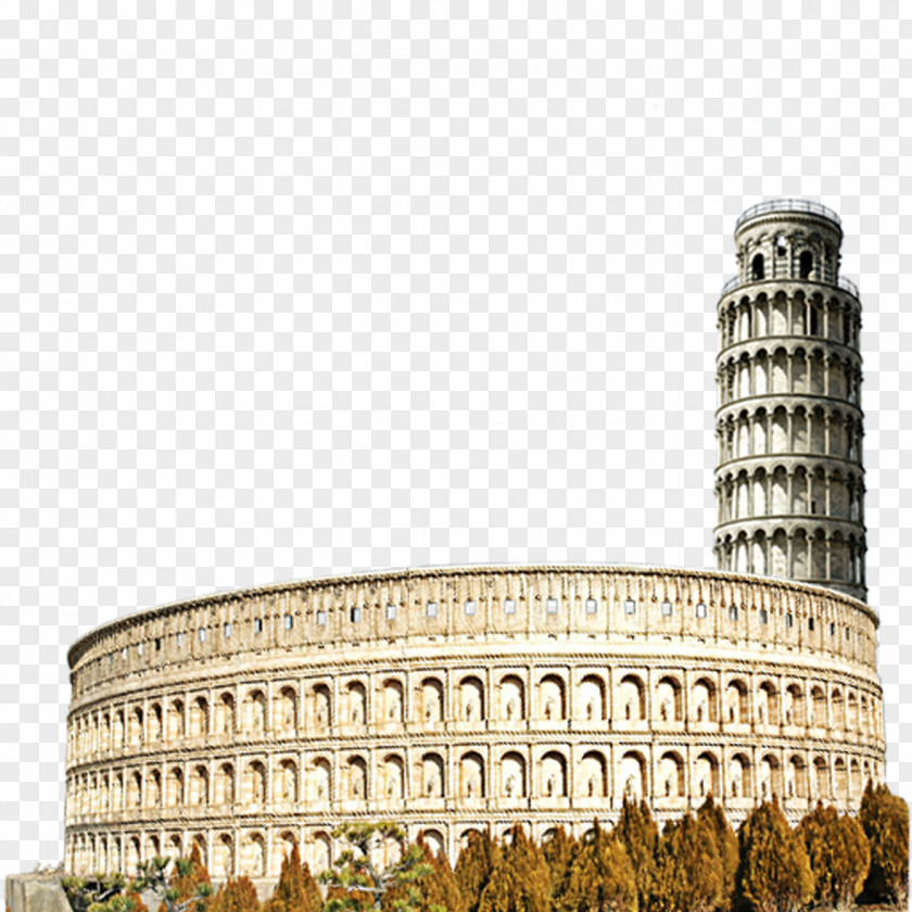 Castle Decoration Colosseum Ancient Roman Architecture Building PNG