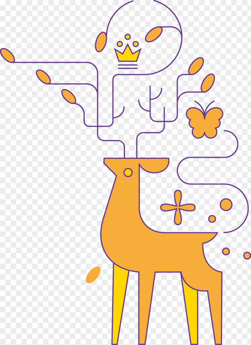 Deer Red Antelope Clip Art PNG