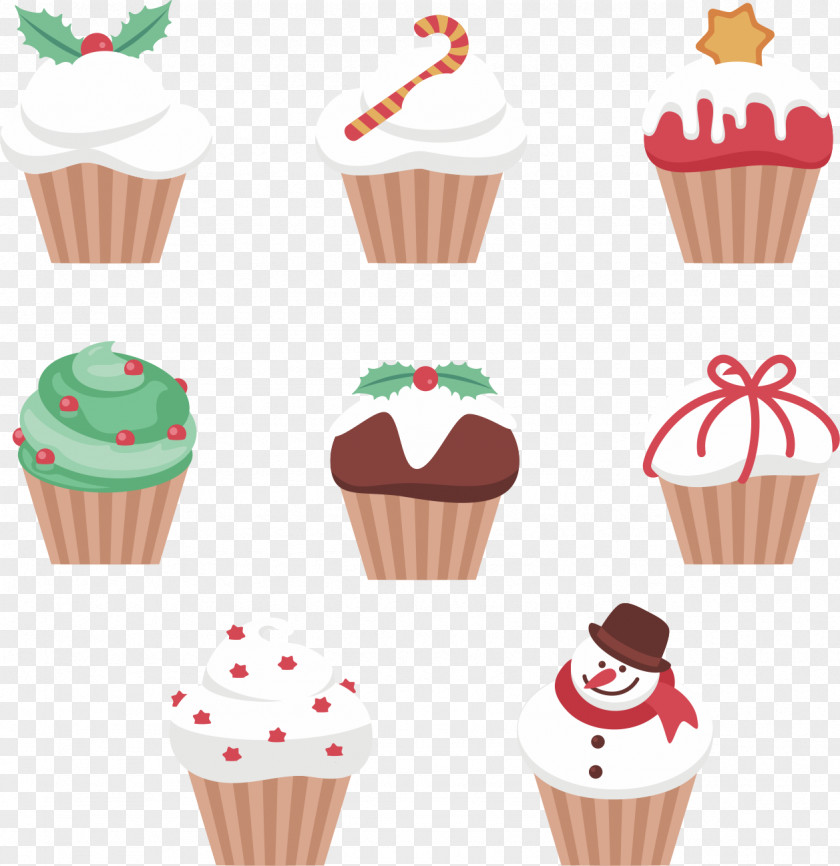 Delicious Cake Package Cupcake Muffin Cream Clip Art PNG