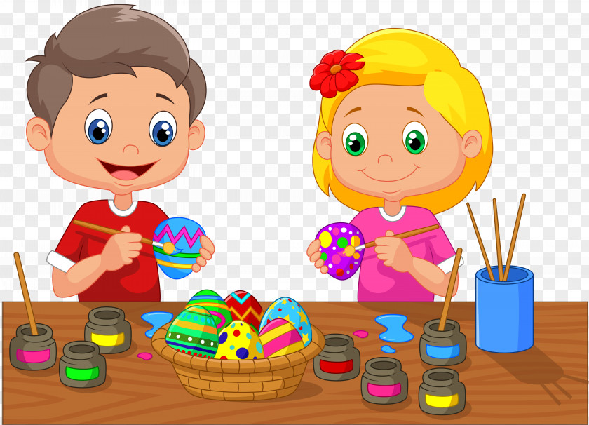 Kids Painting Cartoon Drawing PNG