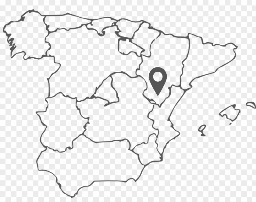 Map Spain Blank Geography Coloring Book PNG