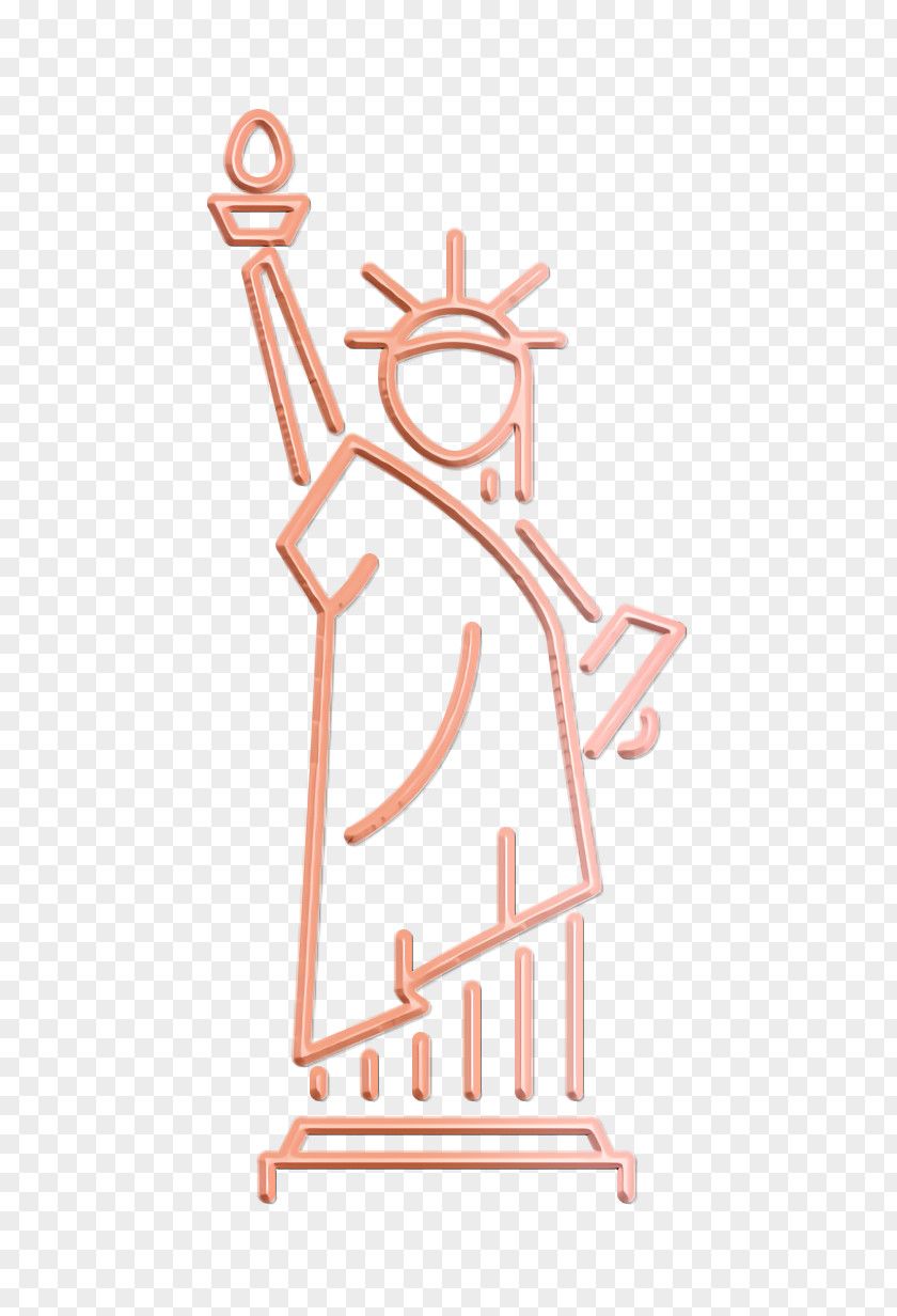 Statue Of Liberty Icon America City PNG