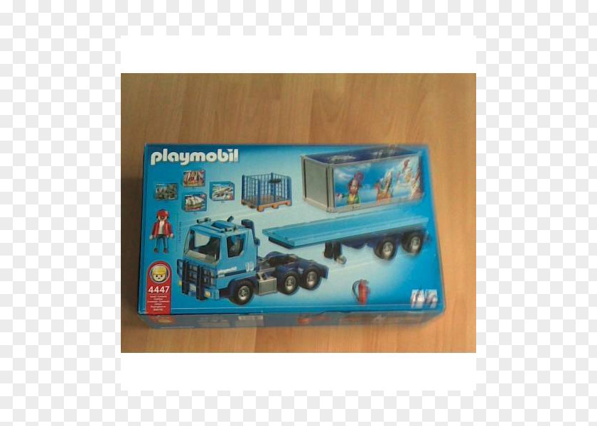 Toy Truck Intermodal Container Playmobil Scale Models PNG