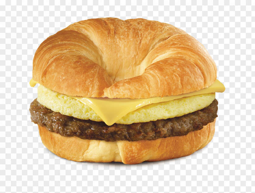 Croissant Breakfast Sandwich Bacon, Egg And Cheese Ham Cheeseburger PNG