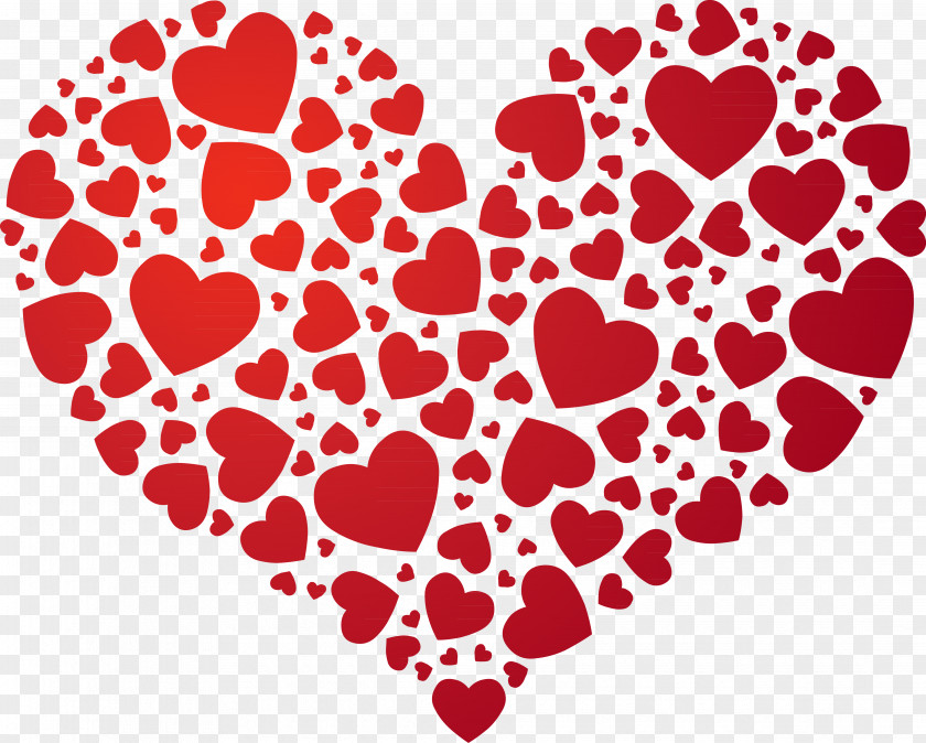 Hearts Heart Valentine's Day Clip Art PNG