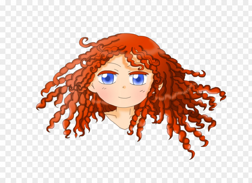 Merida Hair Coloring Hairstyle Human Color Long PNG