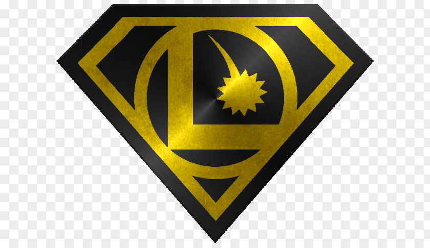 Metallic SuperMan Logo Superman Green Lantern Corps Sinestro PNG