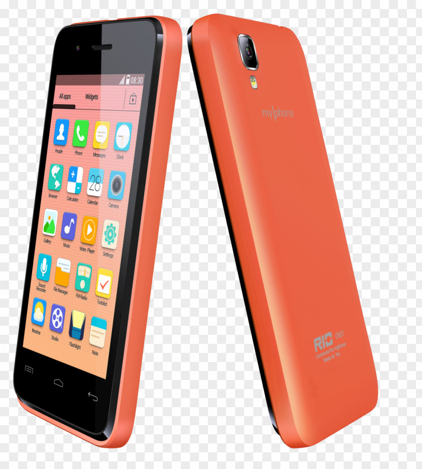 Rio MyPhone Android KitKat Touchscreen Display Device PNG