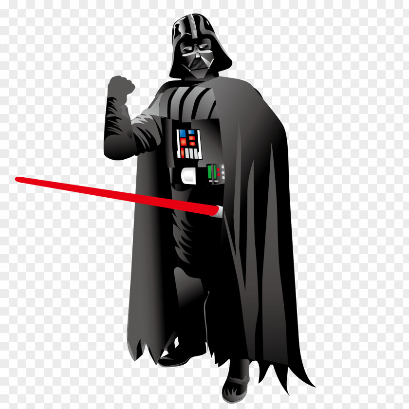 Vector Star Wars Anakin Skywalker Leia Organa Illustration PNG