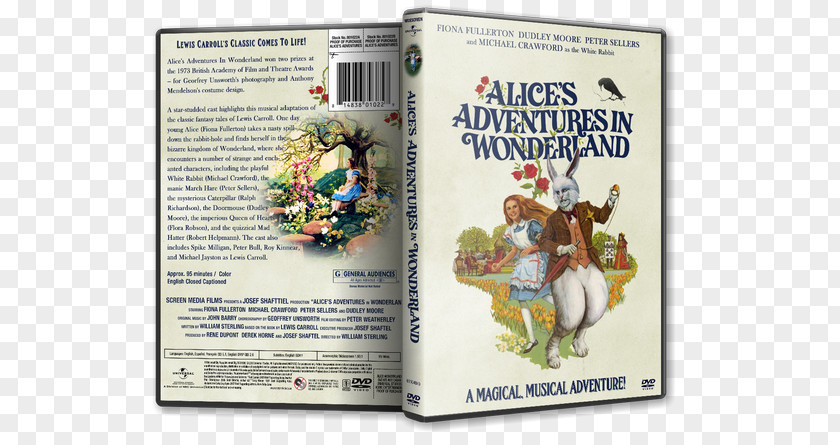 Alice Adventures In Wonderland Alice's Adventure Film DVD PNG