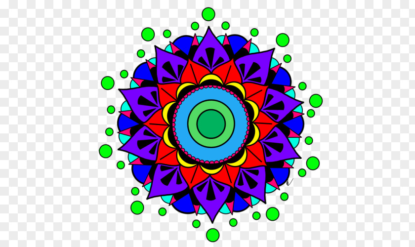 Flower Mandala Circle PNG