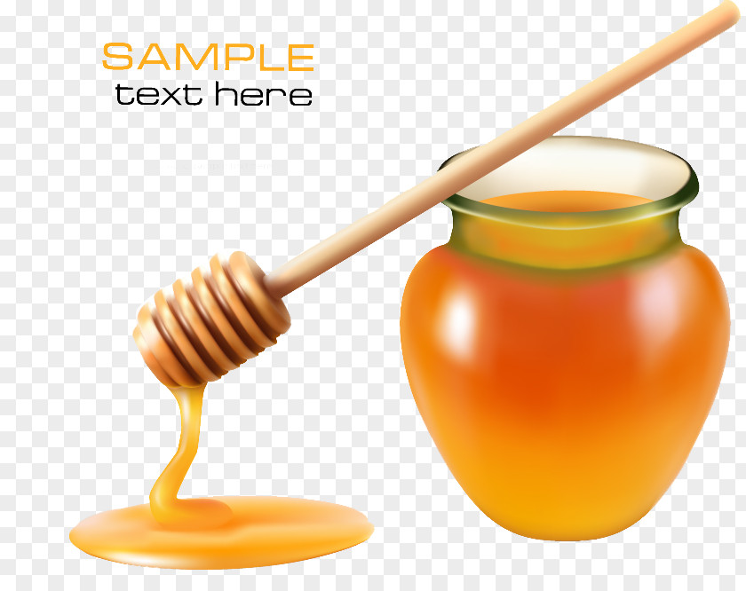 Hammer And Honey Pot Image Honeycomb Jar Clip Art PNG
