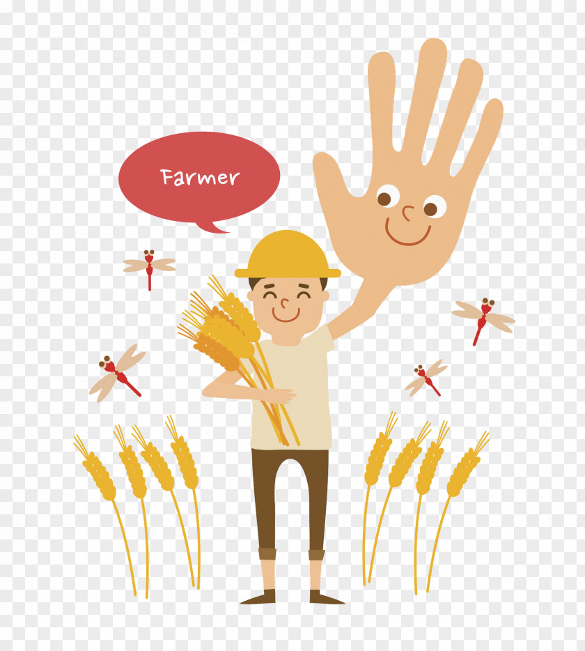 Peasant Ear Farmer Harvest Clip Art PNG