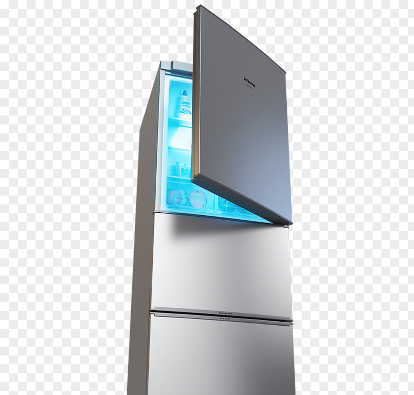 Siemens Three Energy-saving Refrigerators Refrigerator Whirlpool Corporation Door Home Appliance PNG