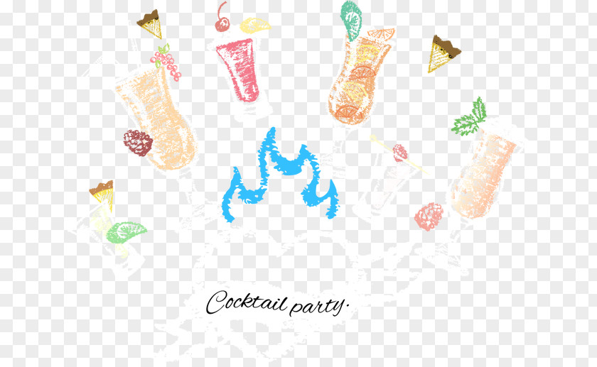 Vector Illustration Chalk Cocktail Brand Text Logo Clip Art PNG