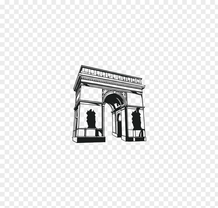 Arc De Triomphe Sticker Monument Brand Adhesive PNG