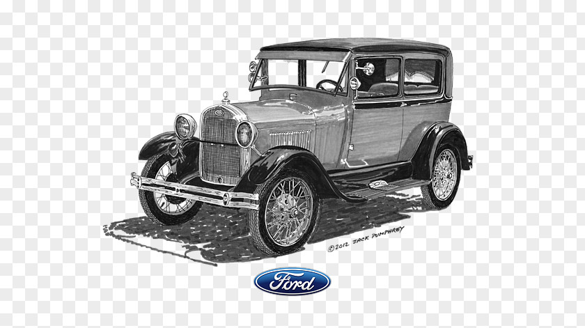 Ford Model T Antique Car Vintage Automotive Design PNG