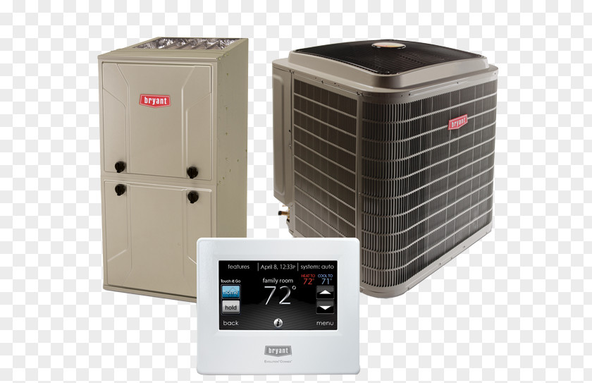 Furnace HVAC Air Conditioning Heat Pump Central Heating PNG