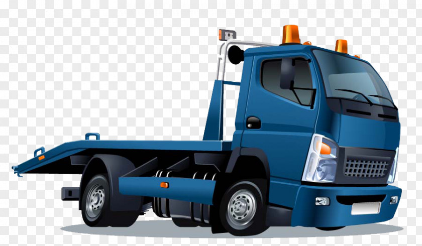Hand-drawn Cartoon Truck Car Tow Towing Royalty-free PNG