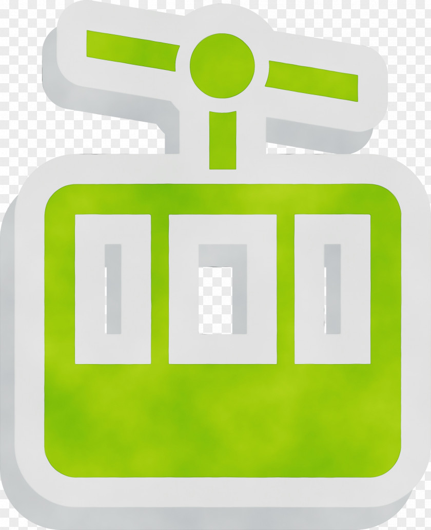 Logo Font Green Meter Line PNG