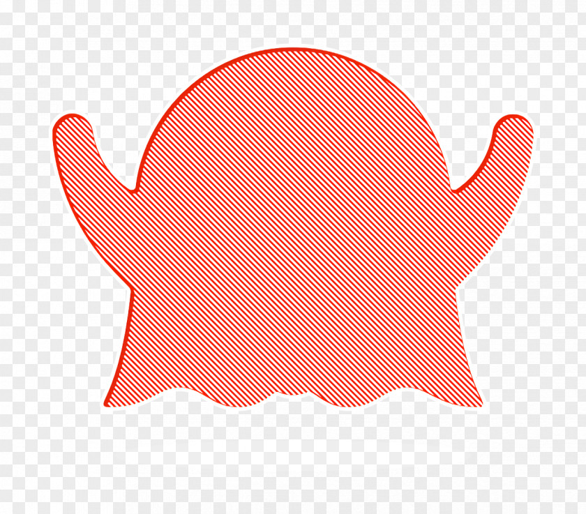 Logo Red Ghost Icon PNG
