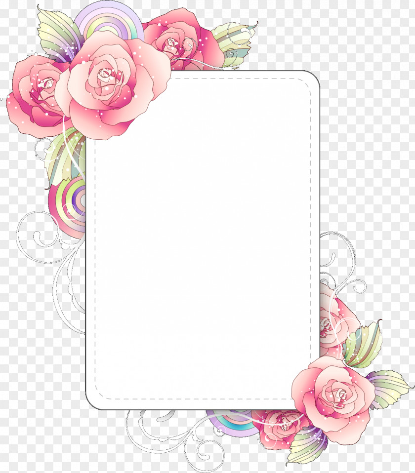 Rose Paper Letter Flower PNG