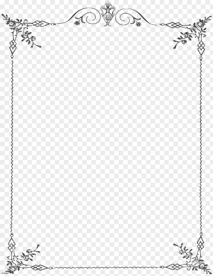 White Border Frame Clipart Clip Art PNG