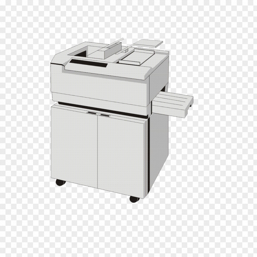 White Printer Image Cartoon PNG