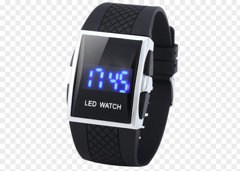 Led Watch Digital Clock Wrist Light-emitting Diode PNG