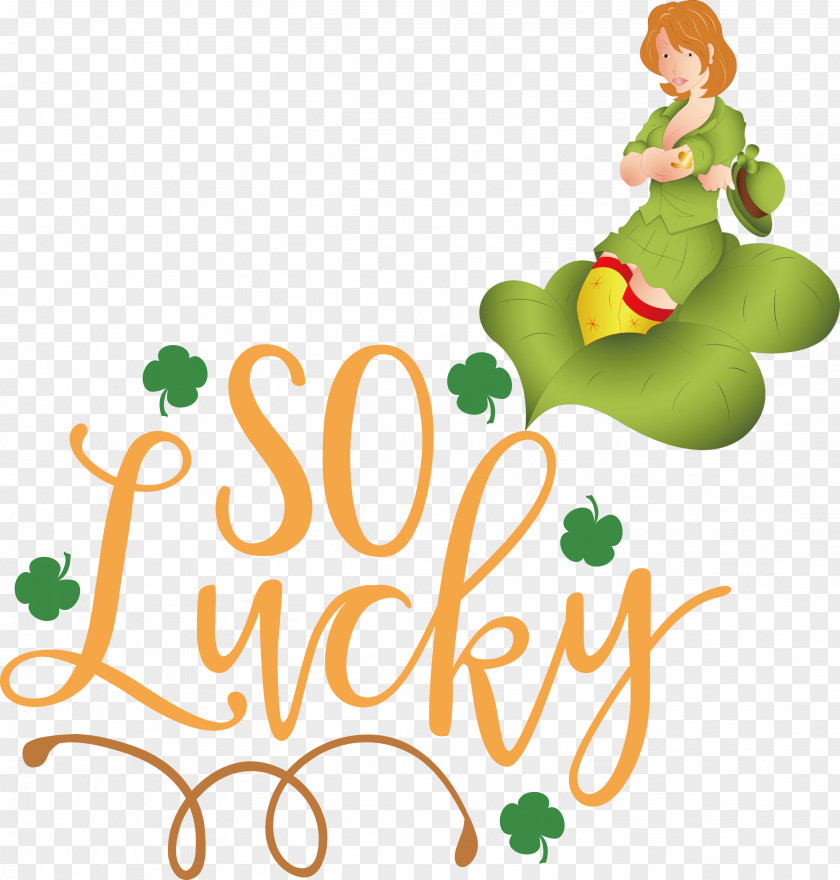 So Lucky St Patricks Day Saint Patrick PNG