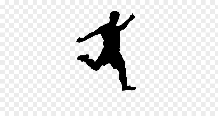 Atletismo Silhouette Football Player PNG