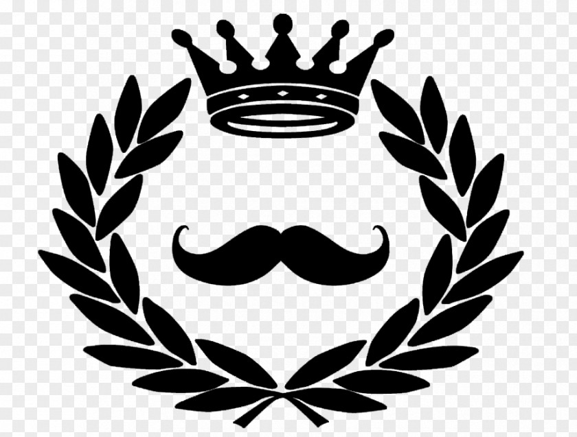 Barber Corona Crown And Stache Company Shaving Hairstyle PNG