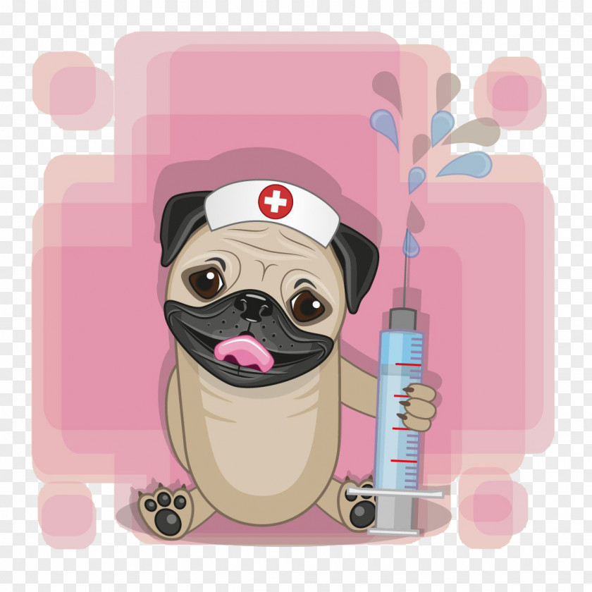 Cute Cartoon Dog Doctor PNG cartoon dog doctor clipart PNG