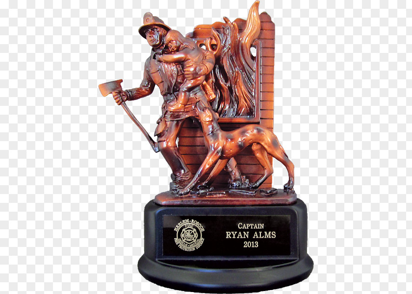 Firefighter Fallen Firefighters Memorial Sculpture Statue Award PNG