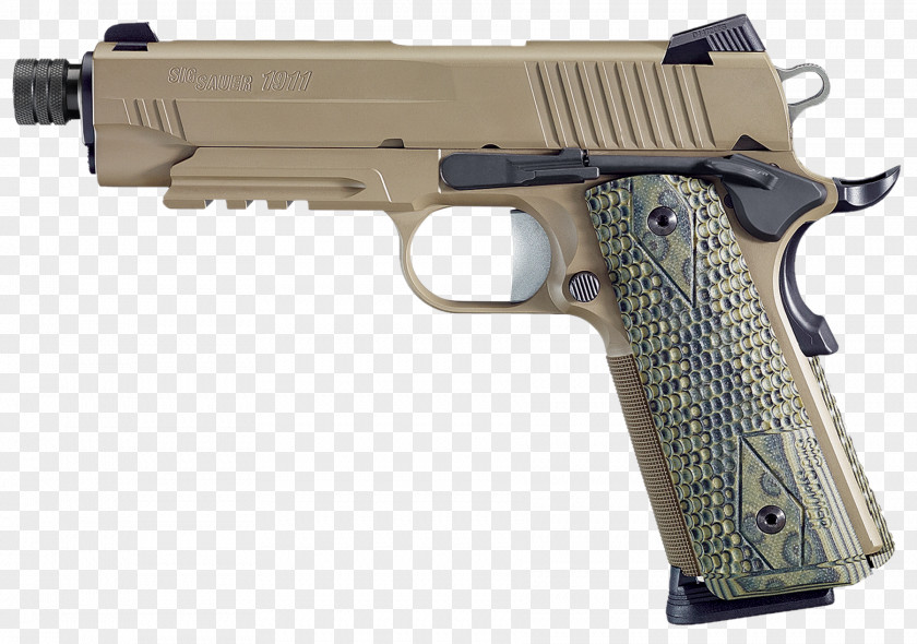 Handgun M1911 Pistol SIG Sauer 1911 Firearm .45 ACP Semi-automatic PNG