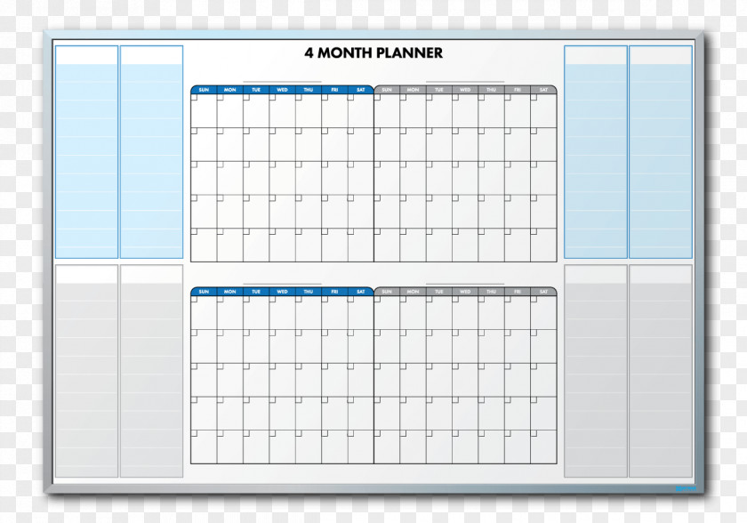 Decorative Desk Calendar Dry-Erase Boards Month Sales Craft Magnets PNG