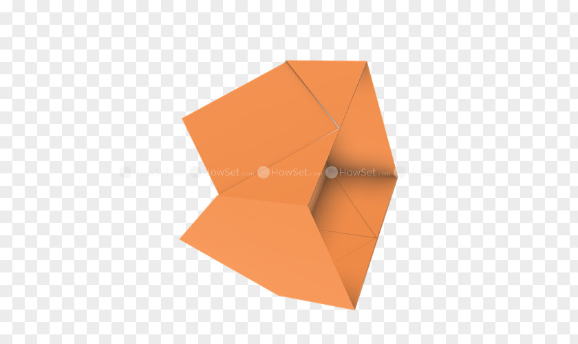 Half Fold Origami Paper Line PNG