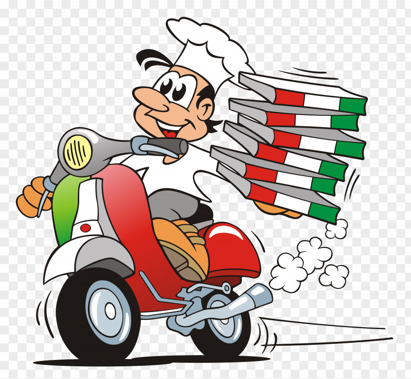 Motorcycle Vector Pizza Al Taglio Take-out Kebab Neapolitan PNG