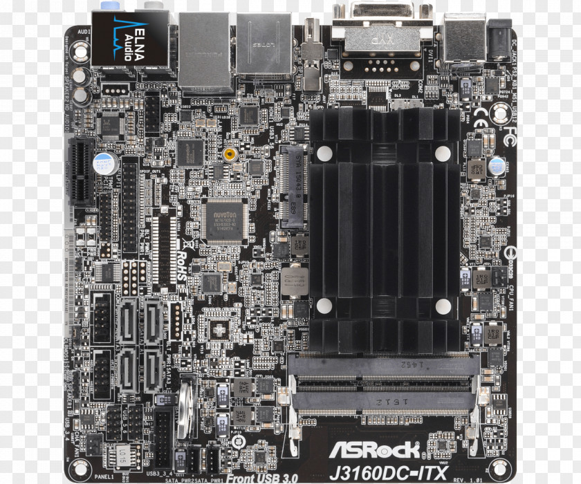 4core Cpu Intel Mini-ITX Asrock 16gb Ram Motherboard Combo Sodimm Na J3160dcitx PNG