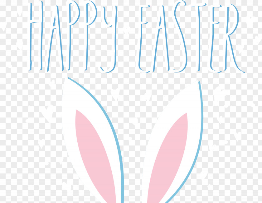 Vector Illustration Easter Bunny Logo Brand Font PNG