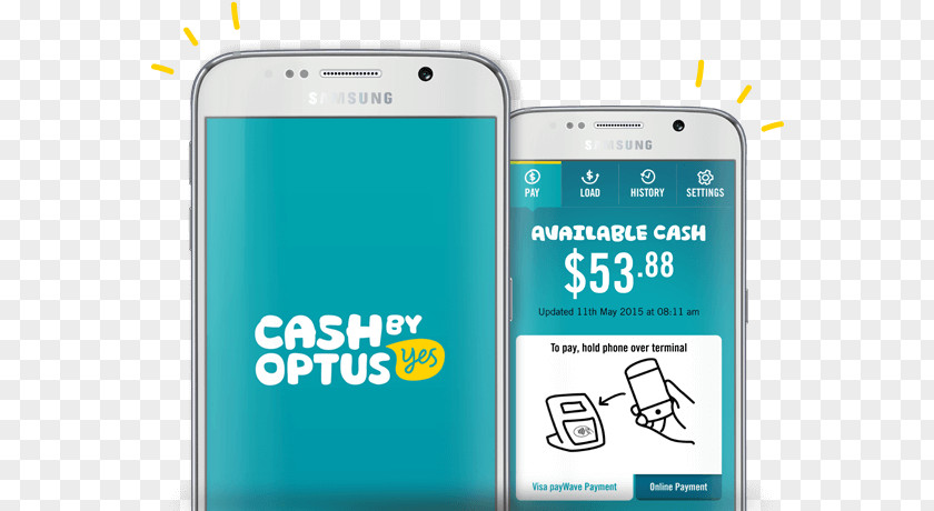 Cash App Feature Phone Smartphone Handheld Devices Cellular Network Optus PNG