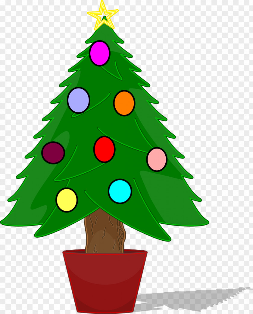 Christmas Tree Tree-topper Clip Art PNG