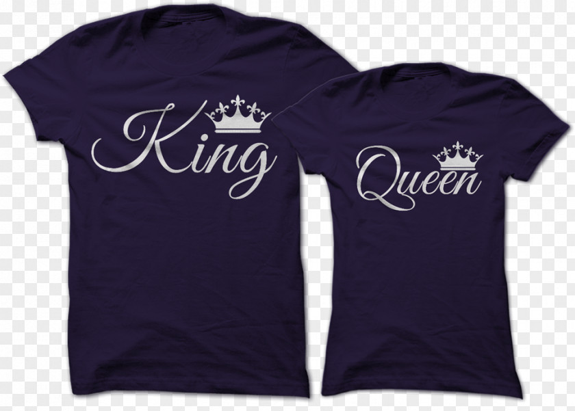 Couplet Design T-shirt Crew Neck Sleeve Queen Regnant PNG