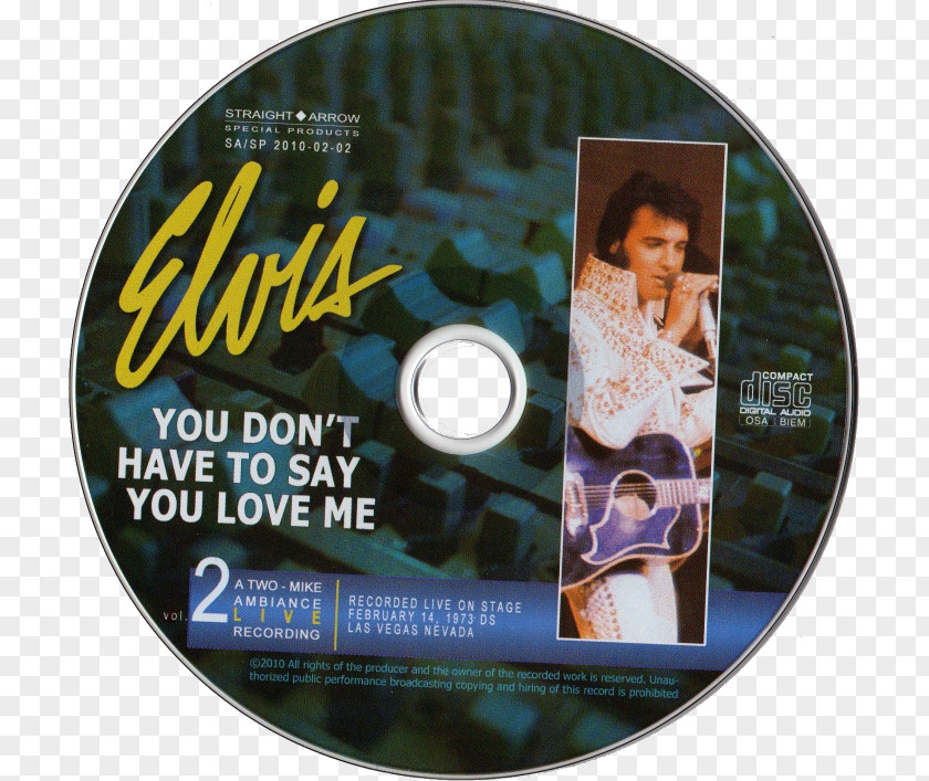 Elvis Compact Disc Elvis: Close Up Hardcover Label PNG